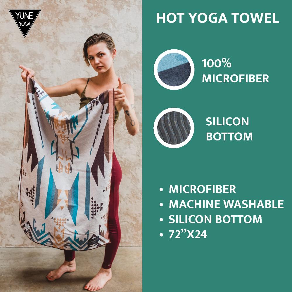 Toalla de Yoga Antideslizante Pendleton Tucson Turquesa – Absorbente y Lavable a Máquina